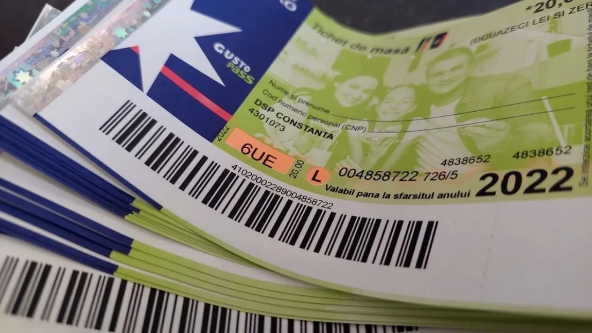 Crește valoarea tichetelor de masă în România pentru anumiţi bugetari. Cine are parte de această majorare