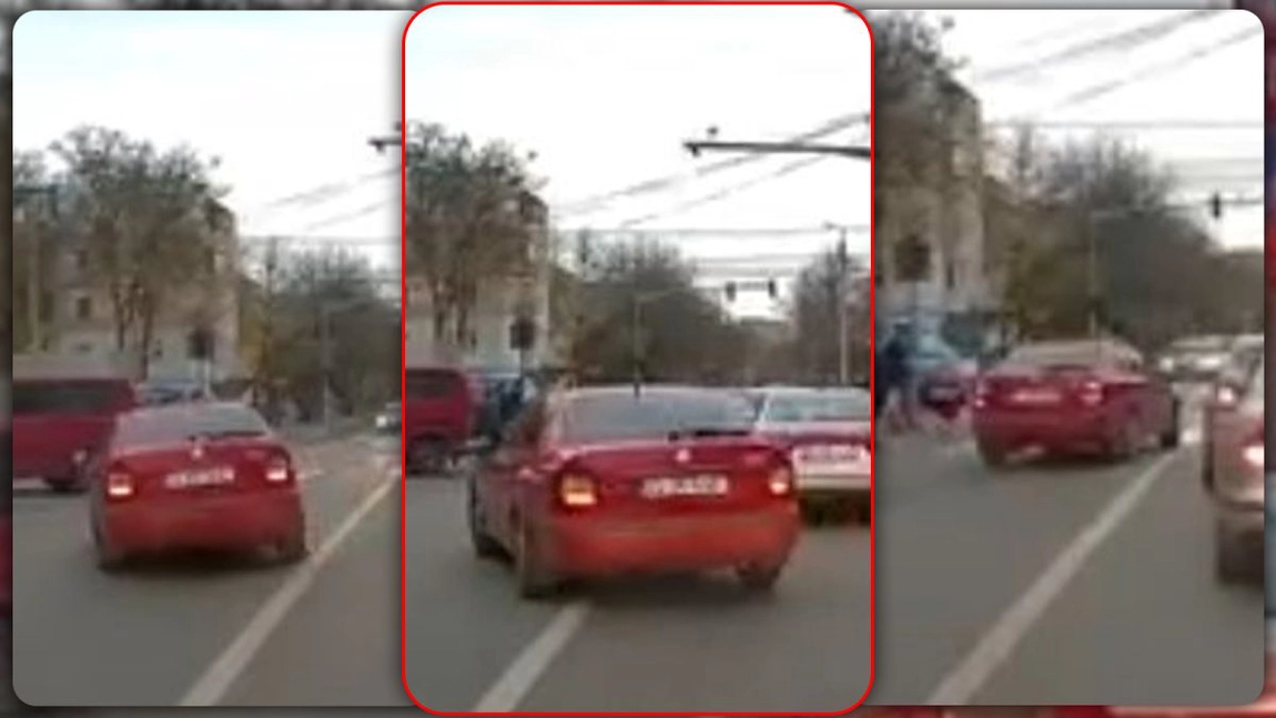 Un ieșean a vrut să bată recordul pentru nereguli în trafic! A depășit pe linie continuă, nu a dat prioritate pietonilor și a trecut pe culoarea roșie – FOTO / VIDEO