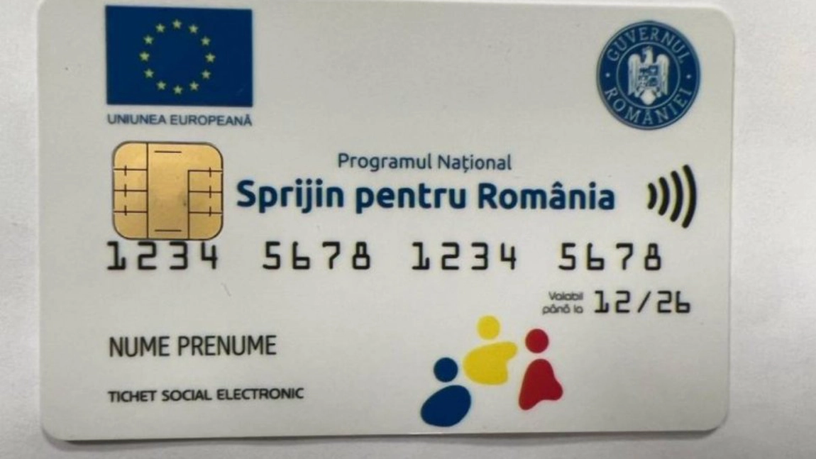 Vouchere sociale 2022. Când se virează a patra tranşă de 250 lei pentru alimente şi mese calde