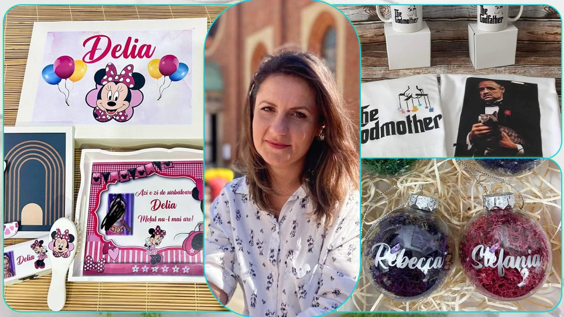Cadourile personalizate făcute de această tânără din Iași sunt nelipsite din casele românilor din țară, dar și din străinătate. „Personalizarea e farmecul unui cadou”