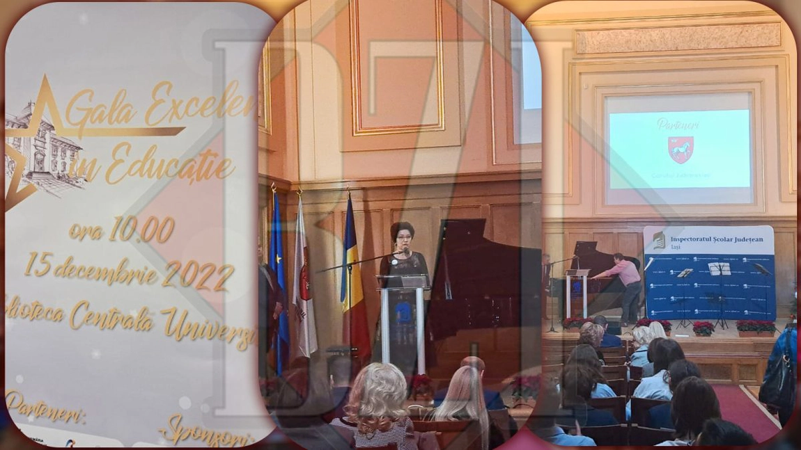 Gala Excelenței în Educație, ediția a IX-a, desfășurată la BCU Iași! Elevii olimpici, premiați pentru rezultatele excepționale – GALERIE FOTO
