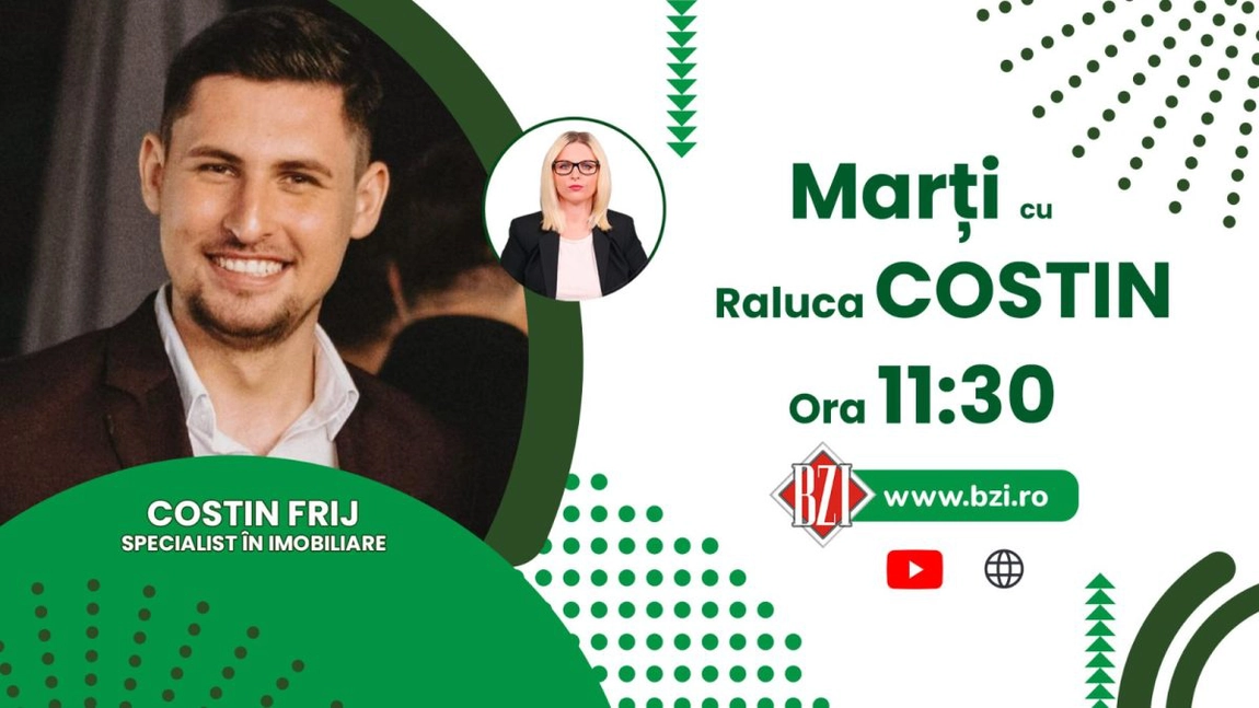 LIVE VIDEO - Cum va fi piața imobiliară în 2023? Aflați de la Costin Frij, specialist în imobiliare, numai la BZI LIVE! - FOTO