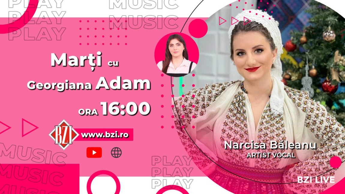 LIVE VIDEO - Narcisa Băleanu, artist vocal, reușește să transforme fiecare petrecere într-o ocazie specială! Ea detaliază pentru BZI LIVE despre proiectele de sărbători