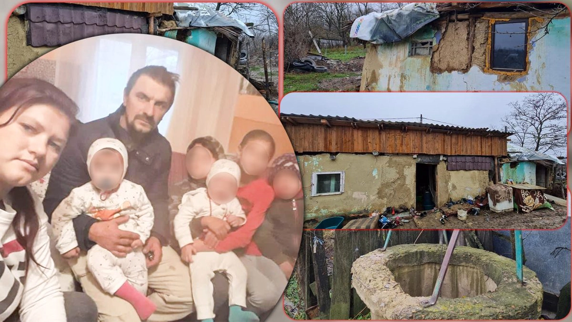 Copiii la care Moș Crăciun nu a ajuns niciodată! Șapte suflete din județul Iași locuiesc într-o cameră de doar trei metri pătrați! Primarul comunei: „Știu ce înseamnă să nu ai”