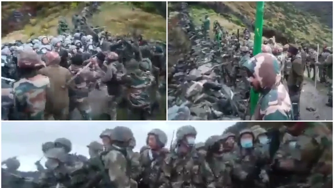 Bătaie cu bâte și pietre la granița dintre China și India - VIDEO