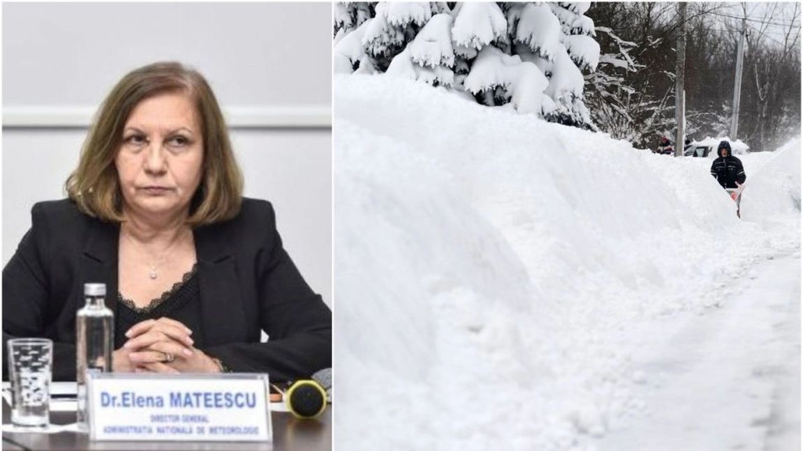 Directorul ANM a anunțat când va ninge în România: ”Strat de zăpadă și viscol”