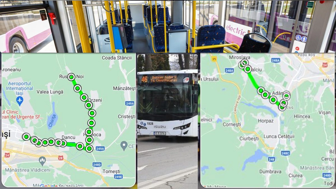 Traseele AMTPI sunt pe site! Ce categorii de persoane vor beneficia de transport gratuit de la 1 ianuarie 2023 în Zona Metropolitană Iași