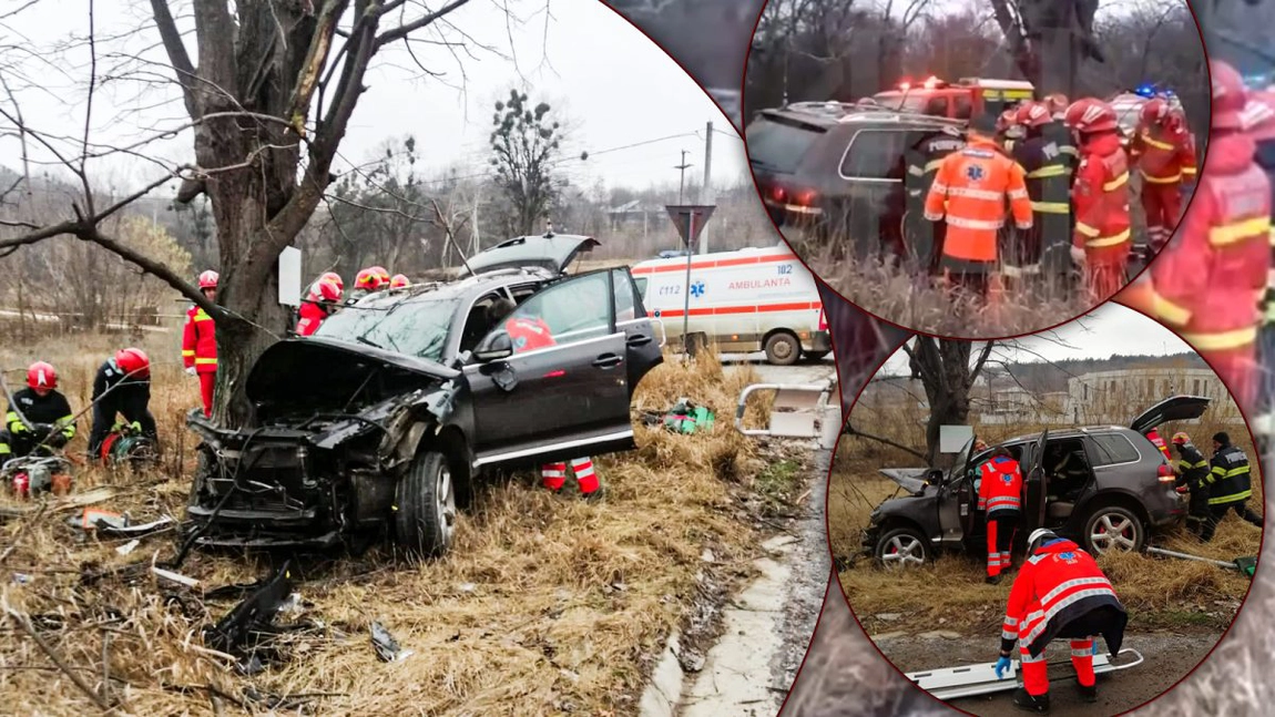 Șoferul care a făcut praf un VW Touareg în Bârnova a trecut milimetric pe lângă arest. Judecătorii au considerat că e potrivit controlul judiciar, chiar dacă avea o alcoolemie uriașă - FOTO/VIDEO