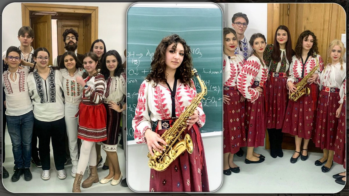 S-au împlinit 195 de ani de la întemeierea celei mai prestigioase instituții de învățământ! Ei sunt o parte dintre elevii speciali ai Colegiului Național Iași: „Îmi place că există un ritm al învățării, saxofonul este doar o pasiune” - GALERIE FOTO/VIDEO