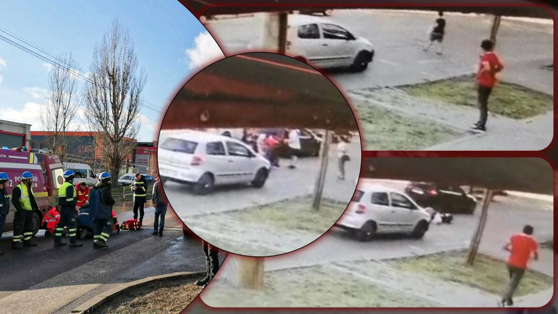 Imagini cu un puternic impact emoțional! Iată momentul în care o tânără este izbită în plin de un autoturism pe trecerea de pietoni. Se încearcă mușamalizarea cazului? – EXCLUSIV