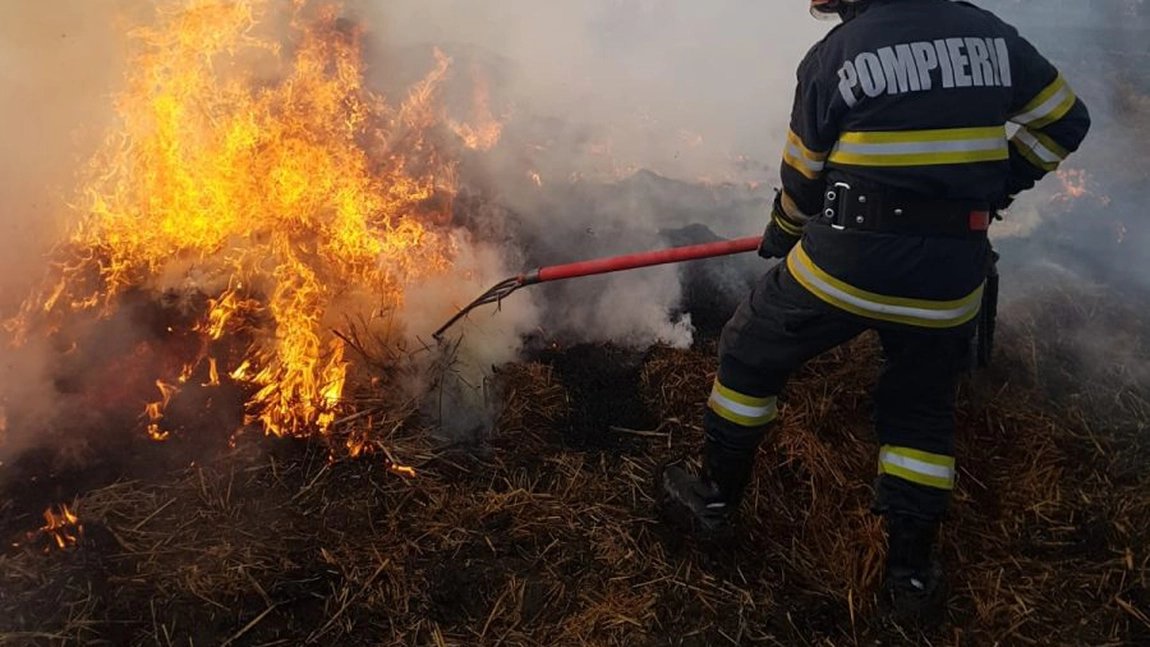 Incendiu în localitatea Fântânele, comuna Andrieșeni