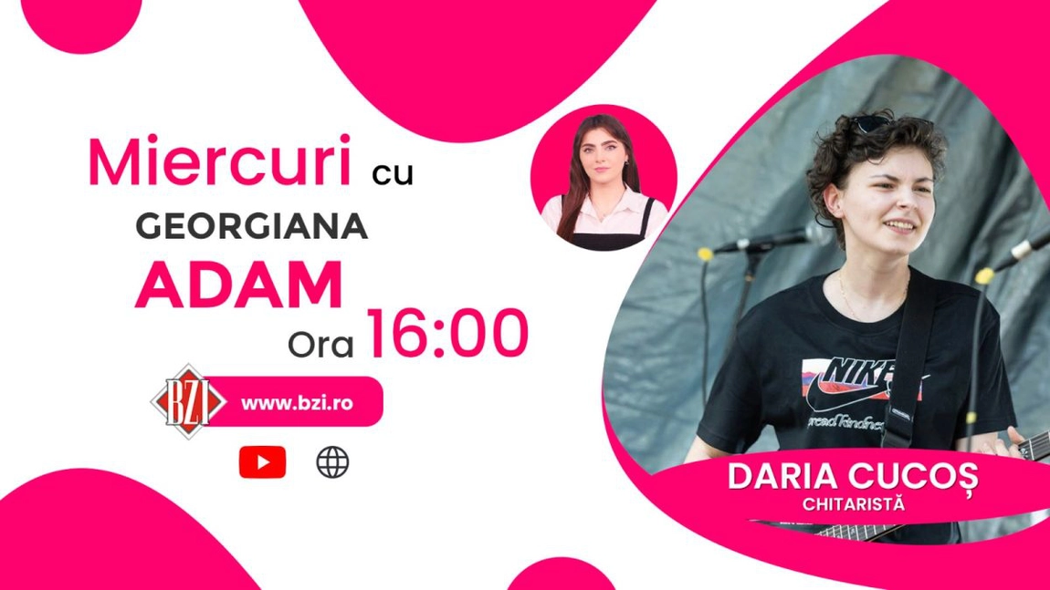 LIVE VIDEO - Daria Cucoș, chitaristă, detaliază pentru BZI LIVE cât de greu este să stăpânești acest instrument - FOTO