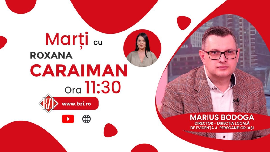 LIVE VIDEO - Stația mobilă a buletinelor ajunge în toate comunele! Marius Bodoga, directorul DLEP Iași, despre campania ,,Prioritate la Identitate