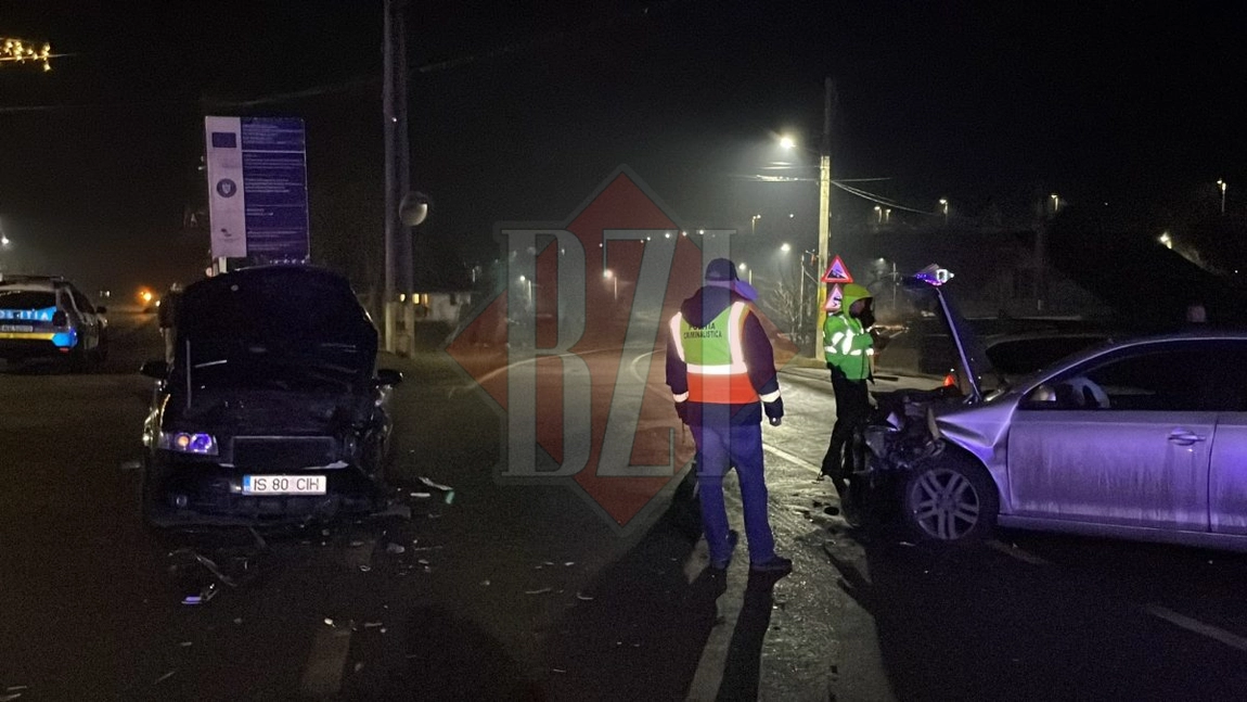 Accident grav la Iași! Mai multe persoane au fost rănite după ce trei autoturisme s-au izbit violent - EXCLUSIV, FOTO/VIDEO, UPDATE
