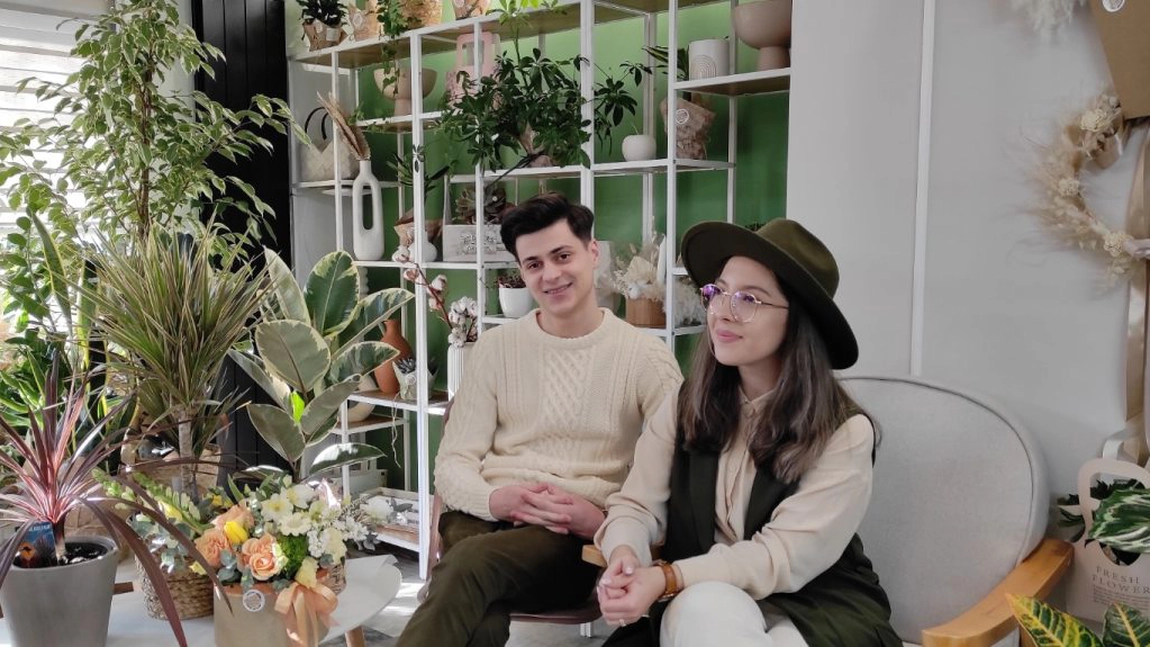 Absolvenți ai USV Iași dețin primul atelier floral sustenabil, din zona Moldovei
