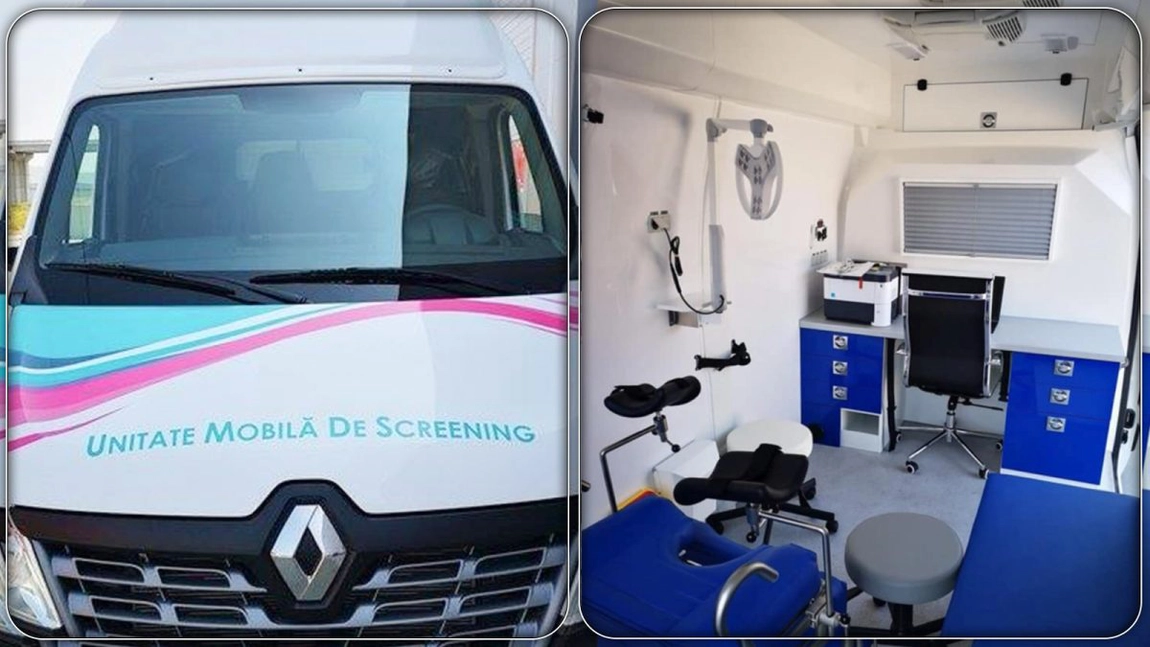 Unitatea mobilă de screening împotriva cancerului de col uterin se va deplasa în luna februarie în mai multe localități din județele Iași, Bacău, Botoșani și Suceava