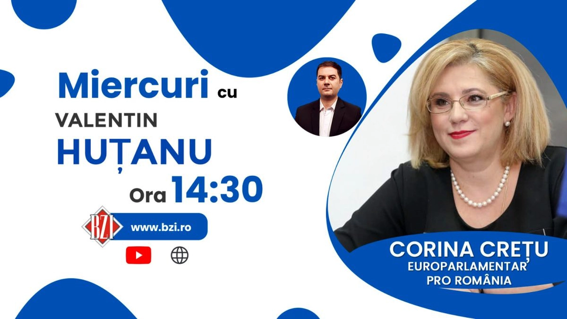 LIVE VIDEO - Europarlamentarul PRO România Corina Crețu revine la BZI LIVE într-o emisiune specială!
