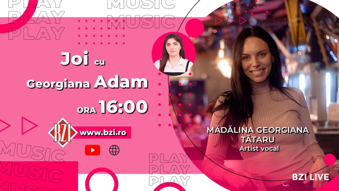 LIVE VIDEO - Mădălina Georgiana Tătaru, artist vocal, detaliază pentru BZI LIVE despre pașii către o carieră în domeniul muzical - FOTO