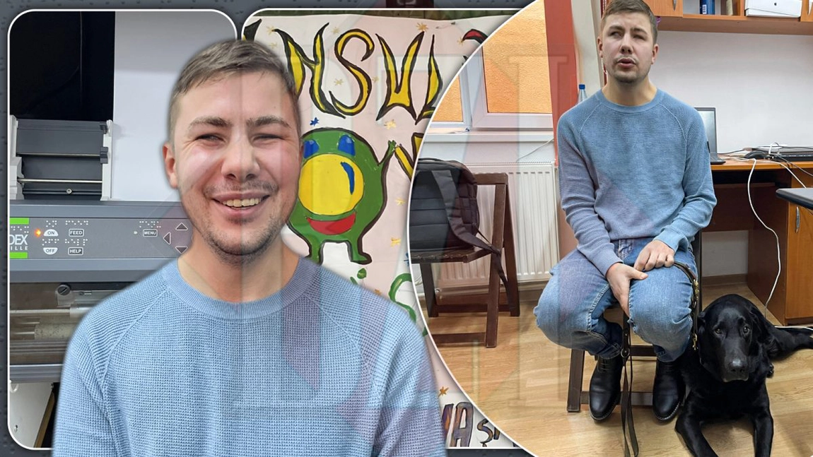 Povestea impresionantă a unui profesor nevăzător! Cum se descurcă ieșeanul – FOTO/VIDEO