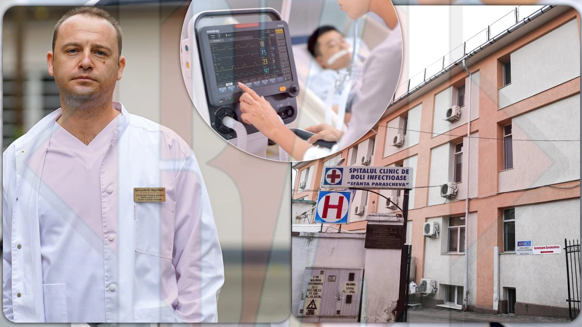 Caz de triplă infecție virală la Spitalul de Boli Infecțioase „Sf. Parascheva” Iași! Dr. Florin Roșu: „Prognosticul rămâne rezervat!” – VIDEO