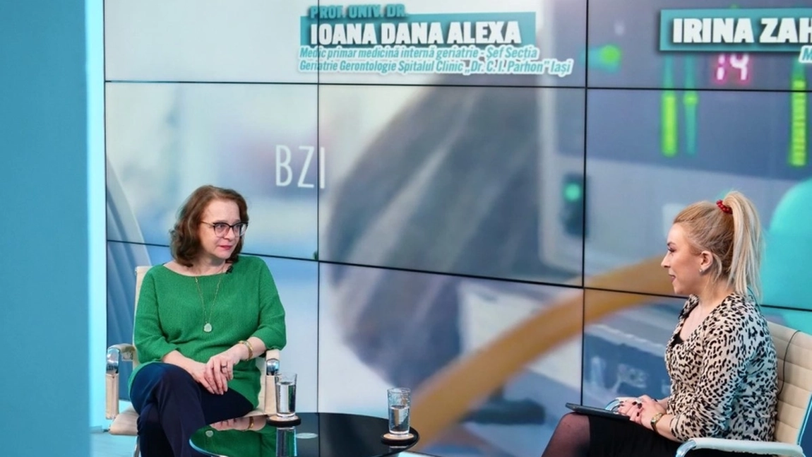 De ce bătrânii trebuie să apeleze la medicul geriatru? Prof. univ. dr. Ioana Dana Alexa: „Îi chemăm la control și pentru a urmări în ce măsură recomandările noastre sunt eficiente” - VIDEO
