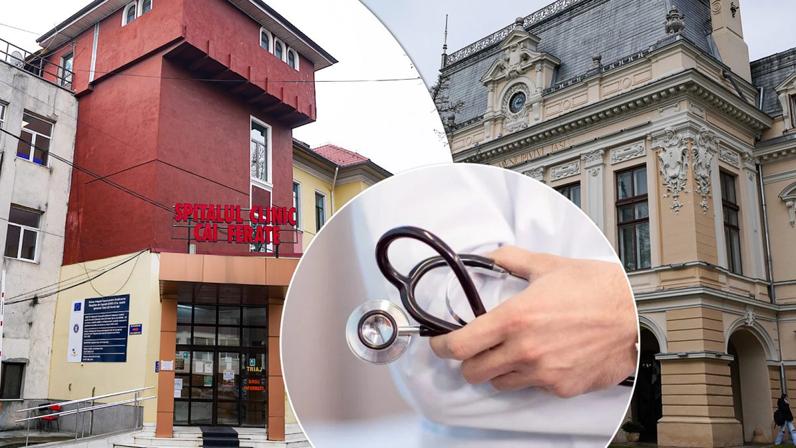 Municipalitatea ieșeană va prelua Spitalul Clinic „Căi Ferate”. Proiectul de hotărâre este pe masa consilierilor locali