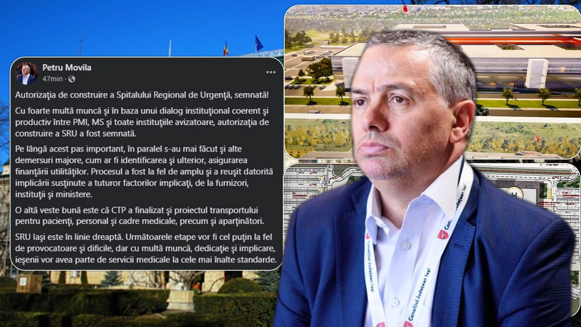 Încep lucrările de construire a Spitalului Regional de Urgență Iași. Autorizația de construire a fost semnată