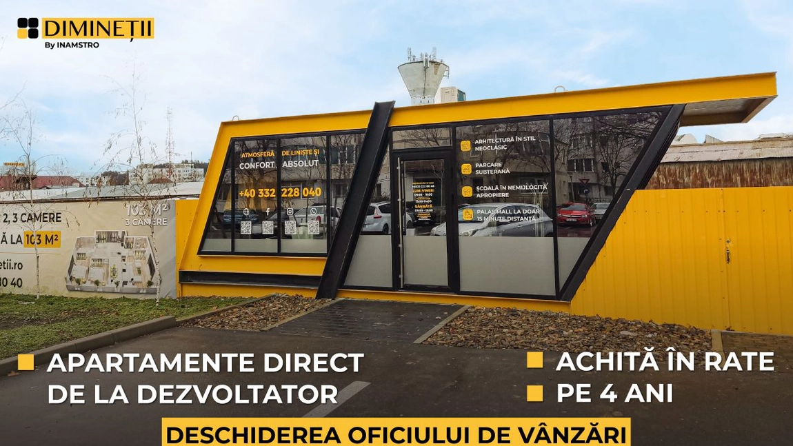 Deschiderea oficiului de vânzări pentru ansamblul rezidențial DIMINEȚII