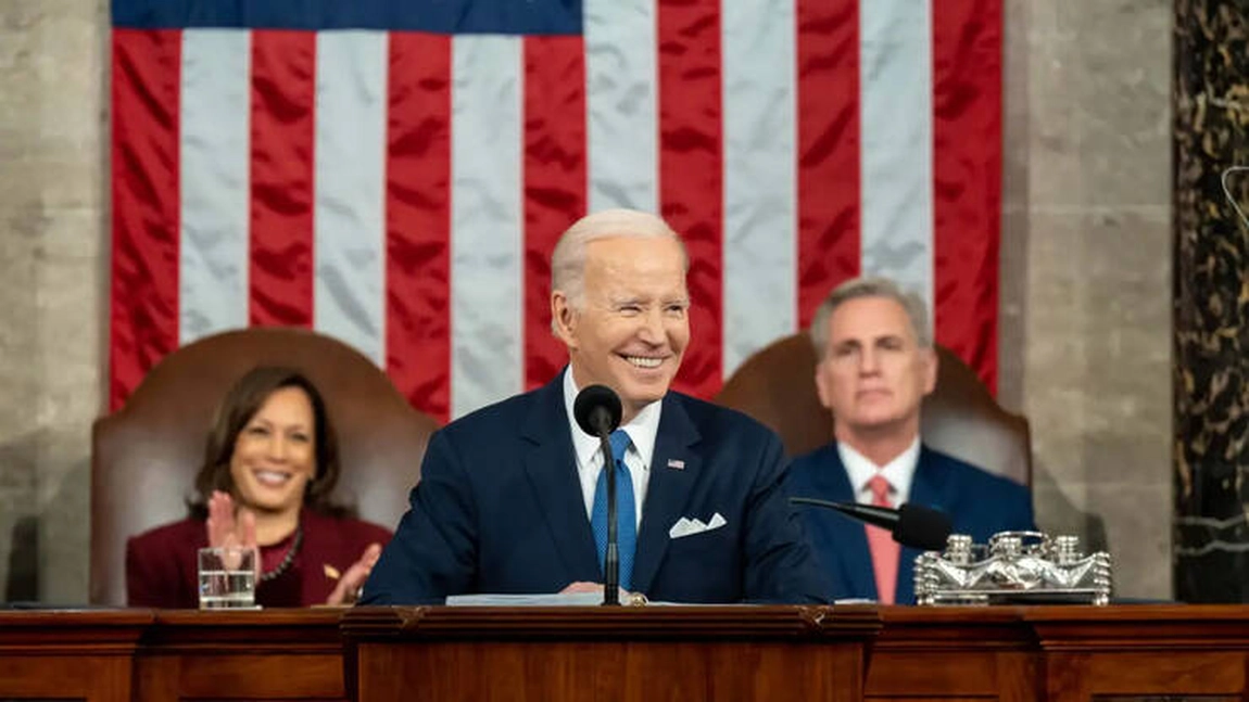 Joe Biden a fost huiduit puternic în timpul discursului privind Starea Națiunii - VIDEO