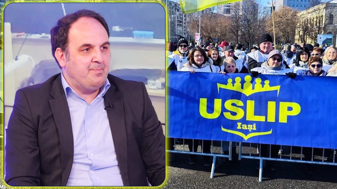 Peste 1.000 de cadre didactice au protestat în fața Guvernului! USLIP Iași luptă în continuare pentru mărirea salariilor!