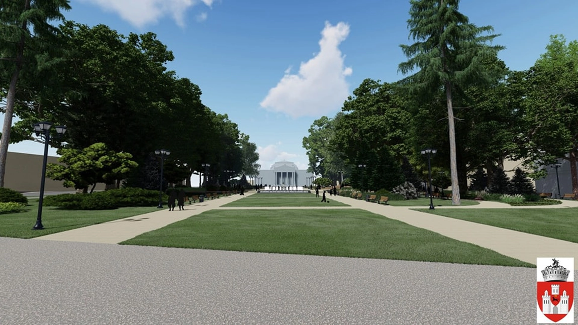 Piața Unirii și parcul din fața Teatrului Național „Vasile Alecsandri” din Iași vor fi reabilitate