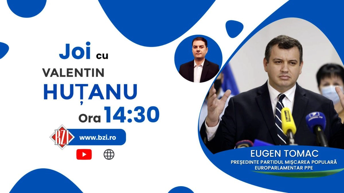 LIVE VIDEO - Eugen Tomac, președintele PMP, în direct la BZI LIVE