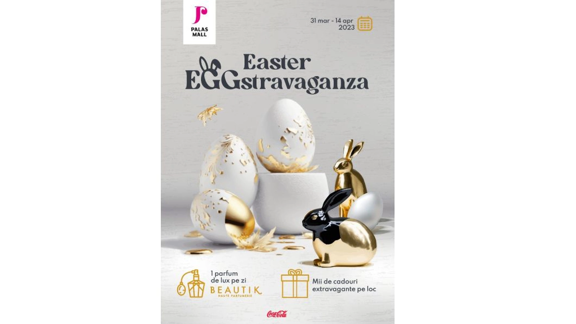 Cu Easter EGGstravaganza totul este la superlativ în Palas: peste 2.000 de cadouri oferite pe loc