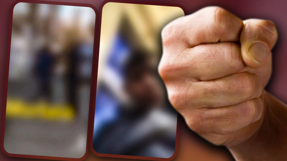 Scene incredibile pe străzile Iașului. Un adolescent se filmează cum împarte cu brutalitate pumni la copii și bătrâni – VIDEO