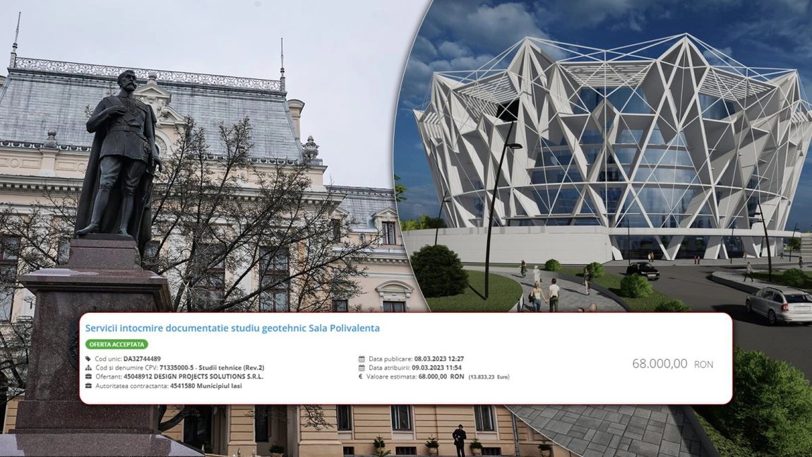 Sala Polivalentă din Iași, mai aproape cu un pas de realizare. Oferta a fost acceptată