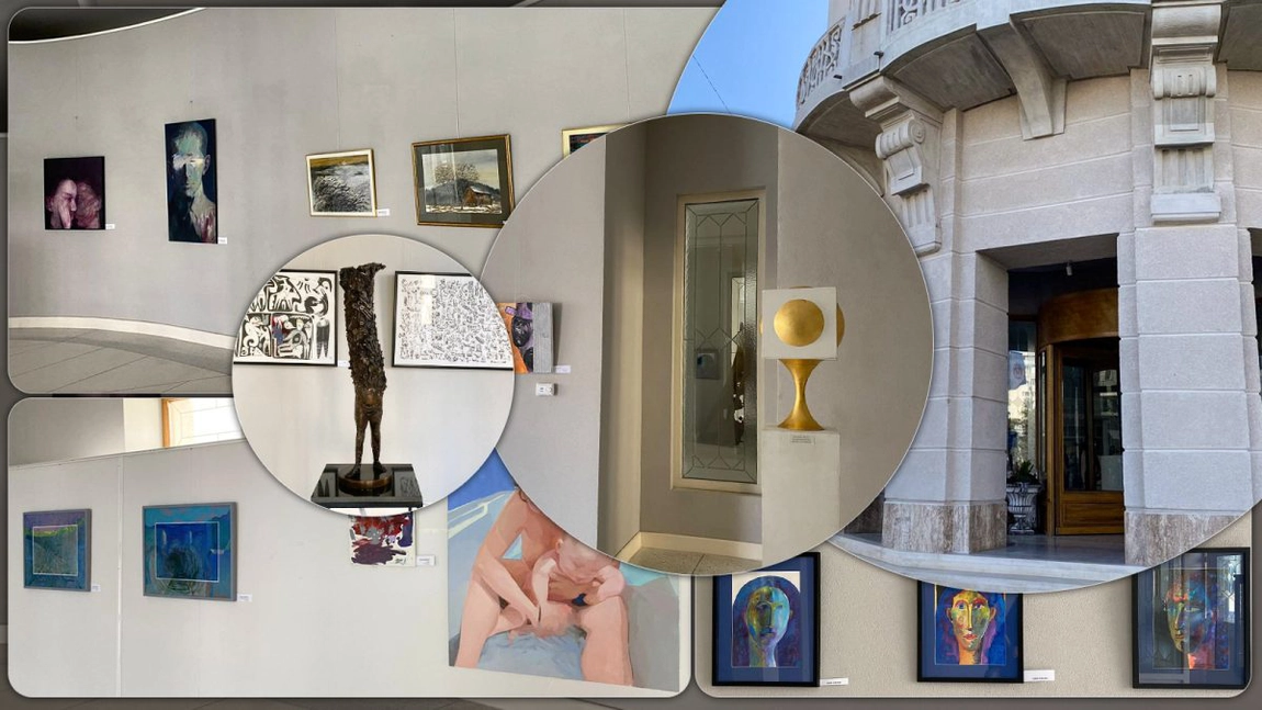 Palatul Braunstein găzduiește cele mai frumoase expoziții de artă vizuală din Iași - FOTO