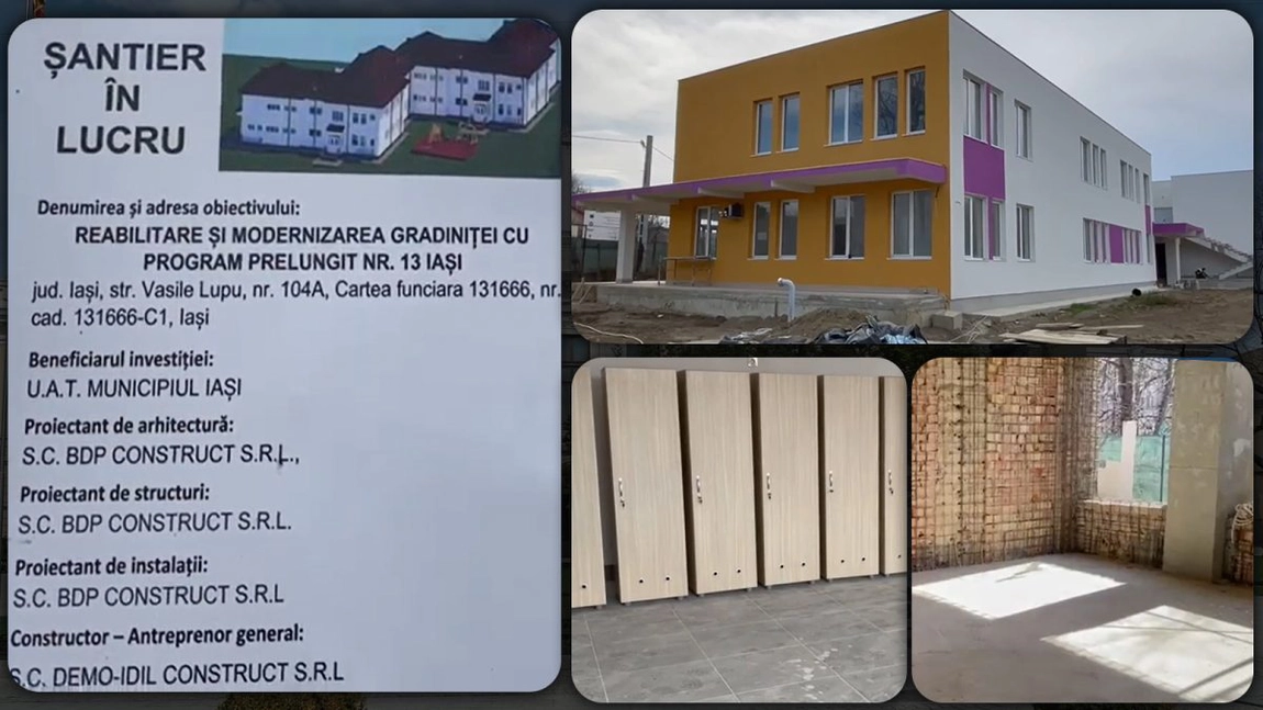 O nouă grădiniță cu program prelungit este în proces de construire în Iași. Care este valoarea proiectului