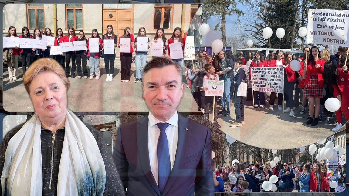 Peste 500 de elevi de la Colegiul Pedagogic „Vasile Lupu” Iași au protestat degeaba ore în șir! Copiii se vor întoarce în spațiile în care au fost relocați: „Trebuie să înțelegem că nu există soluții alternative în acest moment” – FOTO/VIDEO