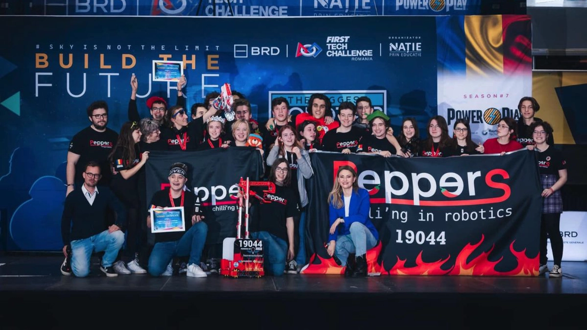 Echipa de Robotică Peppers a Liceului Teoretic de Informatică „Grigore Moisil” din Iași va participa la etapa internațională a First Tech Challenge Championship în Houston, Texas