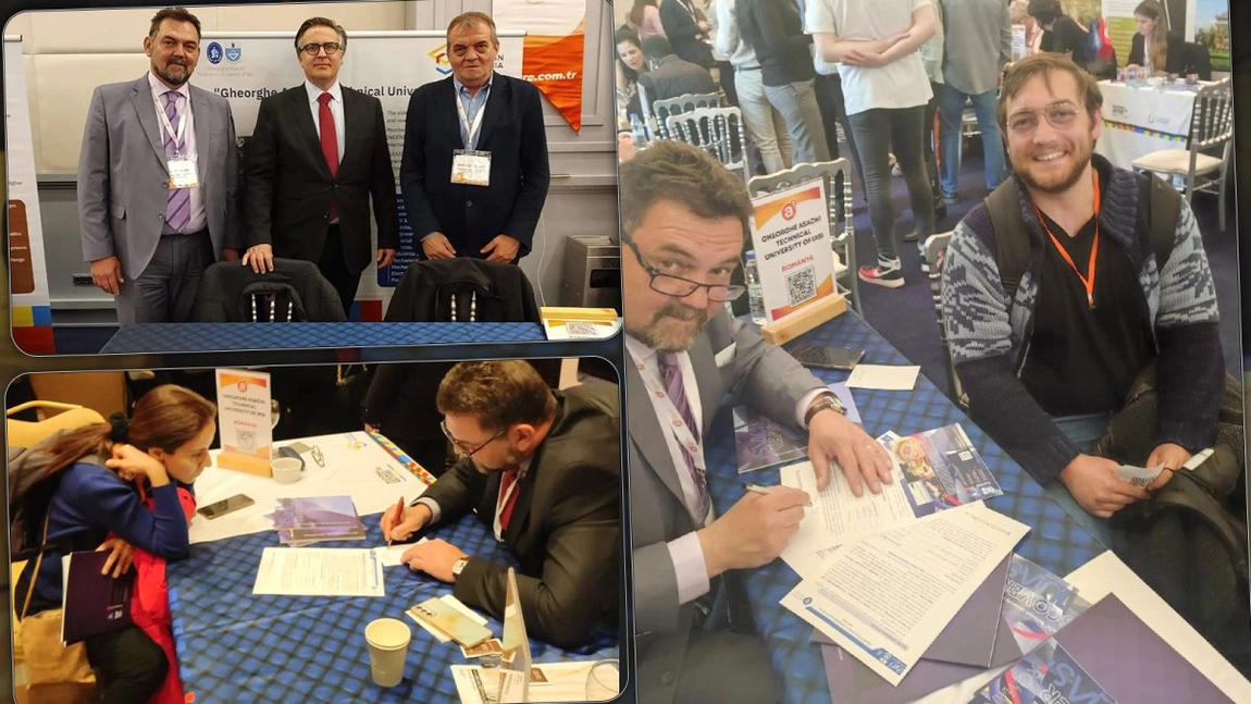 Universitatea Tehnică din Iași, la cel mai important târg de oferte de studii superioare din Turcia - FOTO