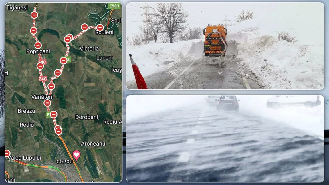 Două sate din comuna Victoria nu au curent electric de trei zile. Condițiile meteorologice și blocajele rutiere au afectat mai multe localități din județul Iași