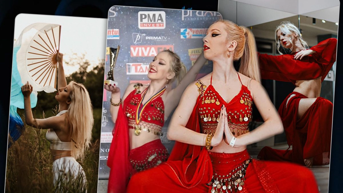 Una dintre cele mai frumoase dansatoare de belly dance din Iași atrage toate privirile: „Există o linie extrem de subțire între vulgaritate și senzualitate” - GALERIE FOTO