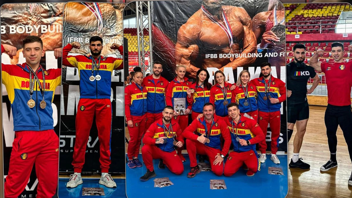 Ei sunt ieșenii care au făcut furori la Campionatul Balcanic de Culturism și Fitness - FOTO
