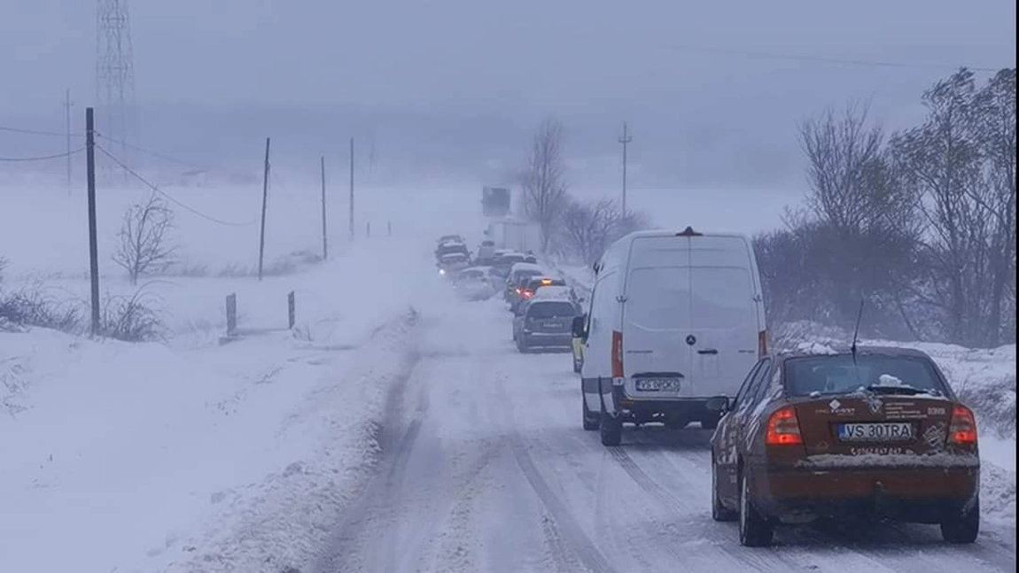 Probleme în trafic! Drumul Scânteia - Iaşi este blocat!