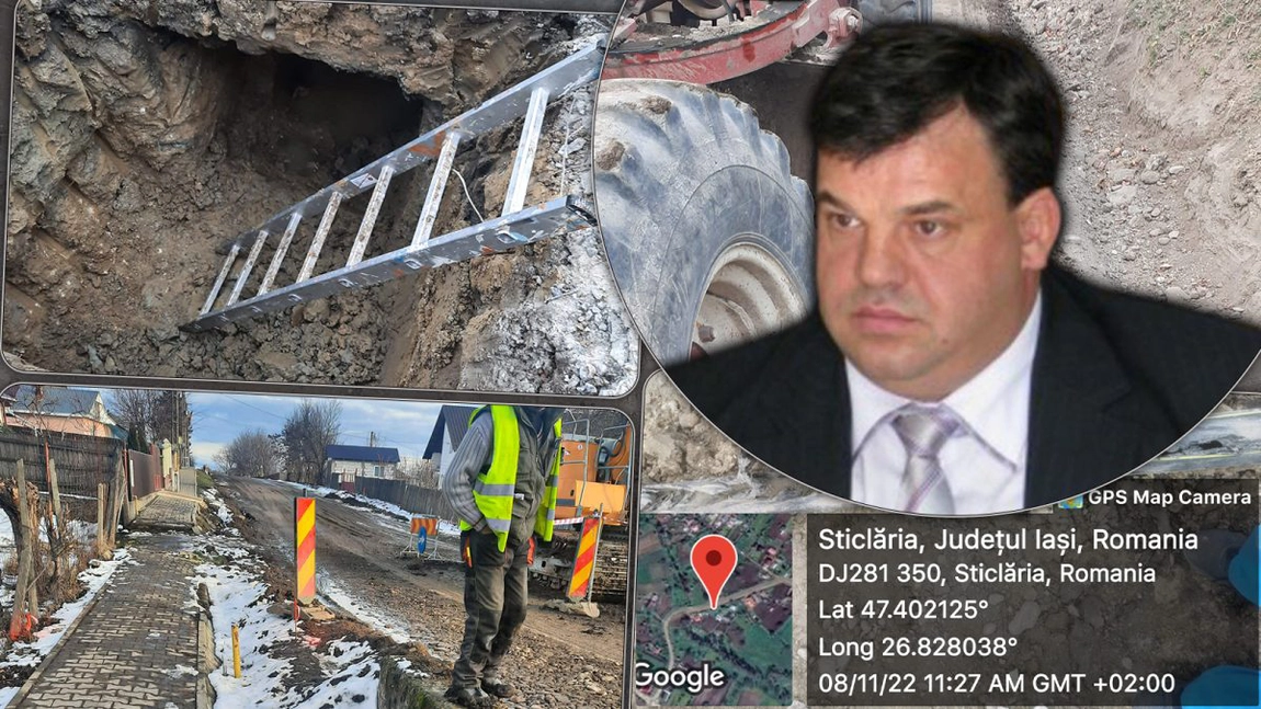 Catastrofă pe drumul Iași – Suceava. Buldozerele afaceristului Giani Canschi iau înainte țevile de gaz: „Se pot întâmpla explozii și pierderi de vieți omenești”