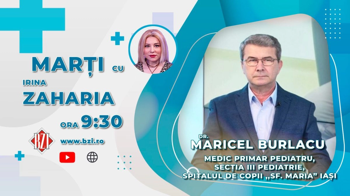 LIVE VIDEO - Dr. Maricel Burlacu, medic primar pediatru, Secția III Pediatrie, Spitalul de Copii 