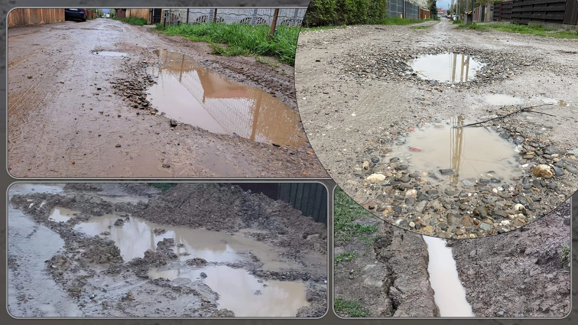 Nevoiți să înoate în noroi pentru că așa vrea primarul. O comună din Iași, departe de a fi modernizată - FOTO/VIDEO