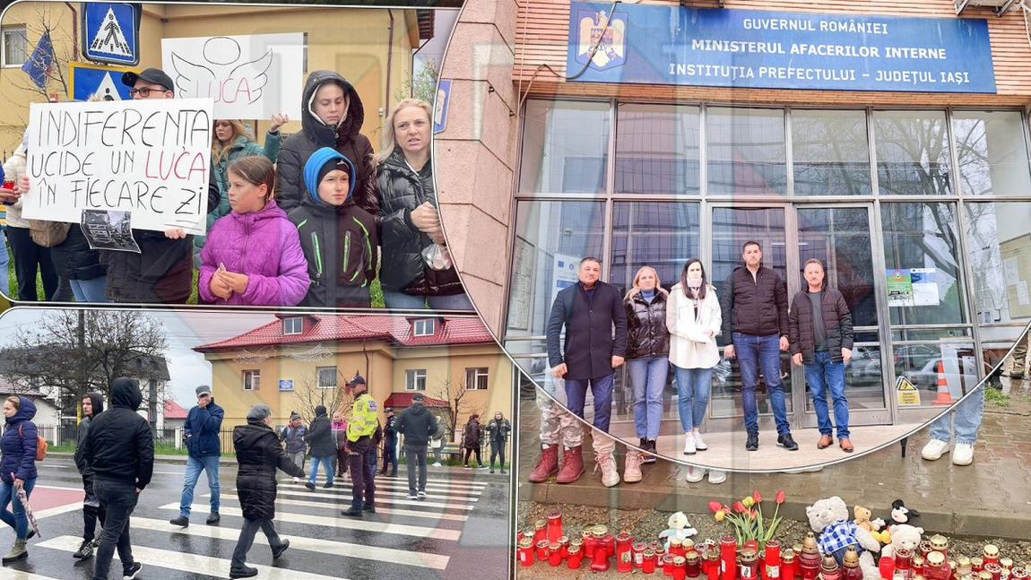 A trebuit ca un copil de 3 ani să fie decapitat sub roțile unui TIR pentru ca autoritățile să ia măsuri! „Ne mor copiii pe stradă” - FOTO/VIDEO