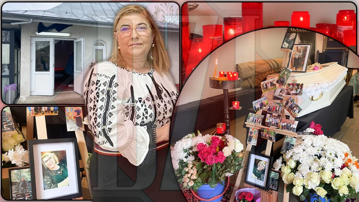 Altar emoționant, ridicat la căpătâiul educatoarei care s-a stins subit. A plâns și cerul la înmormântarea ei: „Nu știu ce o să mă fac fără ea” – FOTO