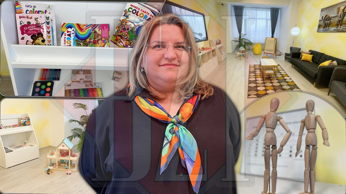 În această cameră, judecătorii din Iași se împrietenesc cu cei mici pentru a le afla povestea. Copiii sunt audiați în timp ce se joacă – FOTO/VIDEO